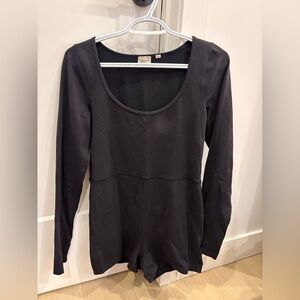 Wilfred Black Long Sleeve Bodysuit
